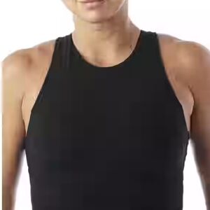 Avia Dusty Black Sport Bra Padded Sz.M Double Layer Racer Back C-D Training Bra